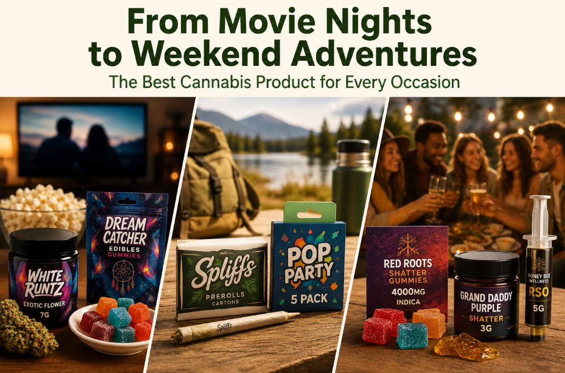 From Movie Nights to Weekend Adventures: The Best Cannabis Product for Every Occasion
